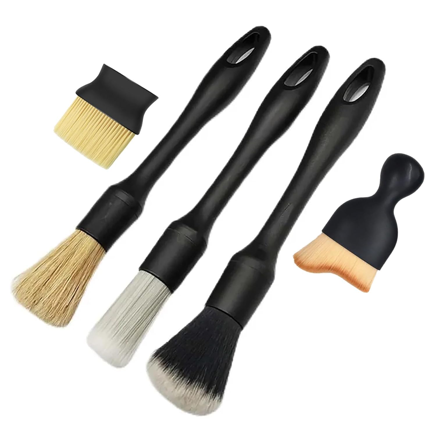 Car Detailing Brush Set of 5 Premium