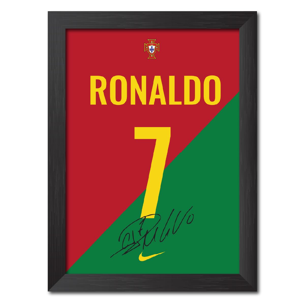 Cristiano Ronaldo Poster Portugal No 7 Jersey