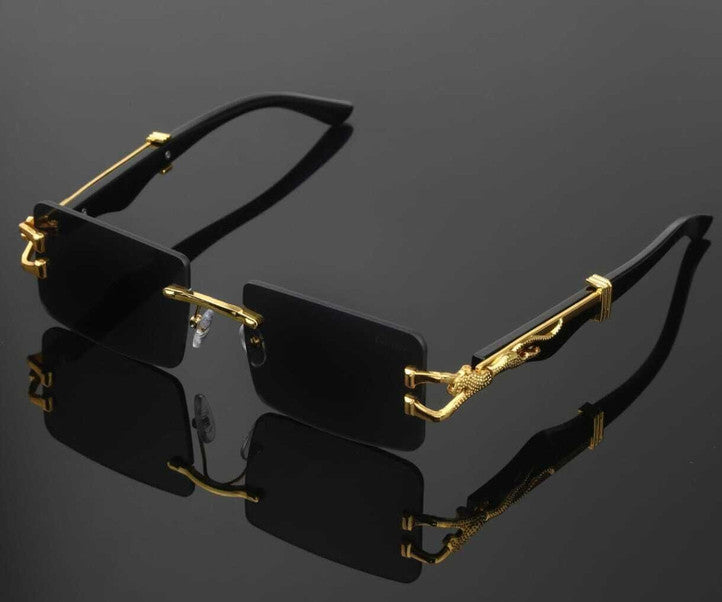 Unisex Polarized Retro Square Sunglasses | Black UV Protection