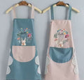 1 Pcs Multi colour - Waterproof Kitchen Apron for Women