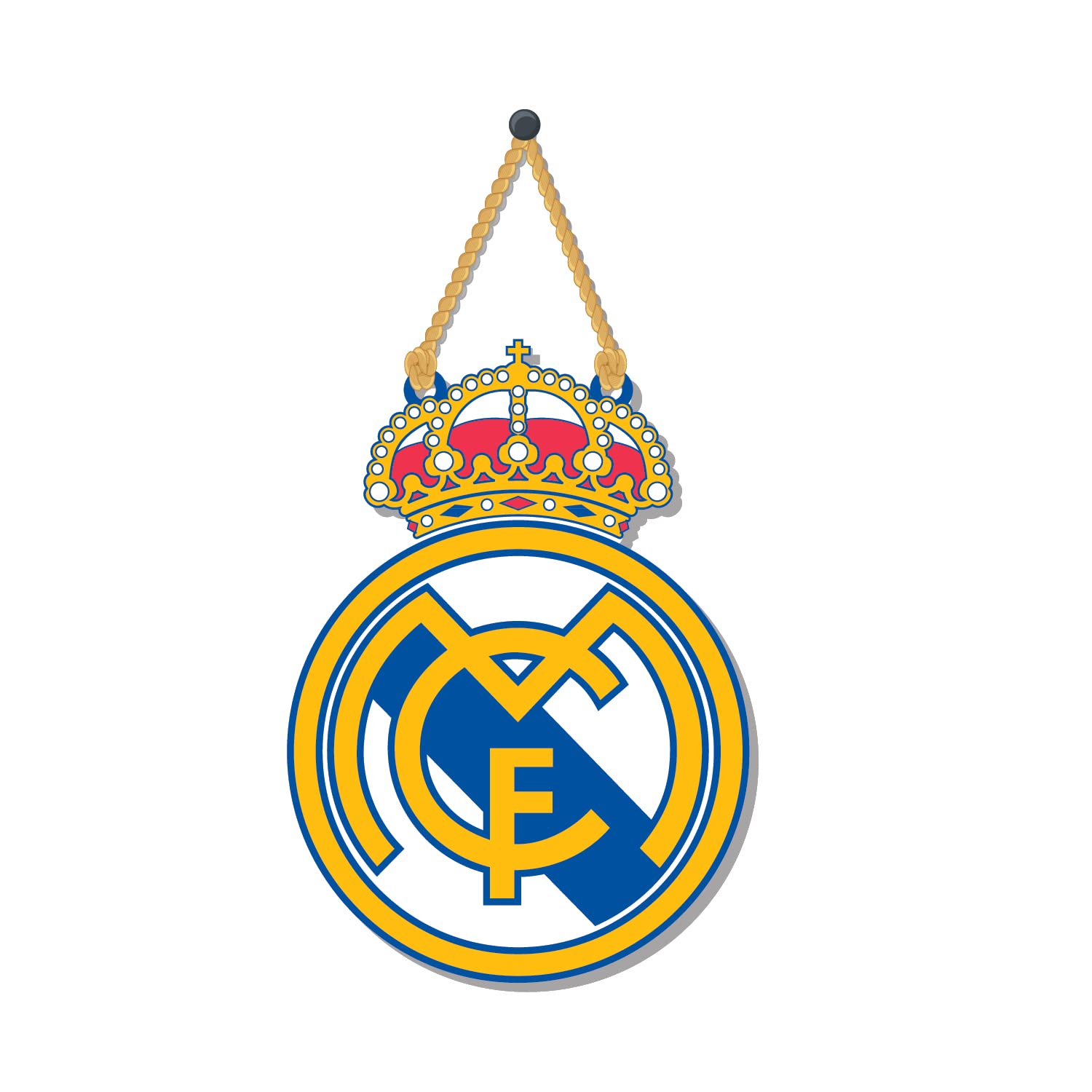 Real Madrid Wooden Wall Decor