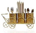 Golden Metal Cutlery Holder