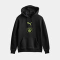 Premium Manchester City Neon Crest Oversized Hooded Sweatshirt