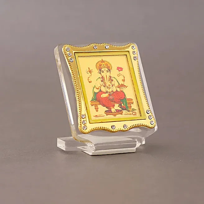 Ganesha Car Dashboard Photo Frame