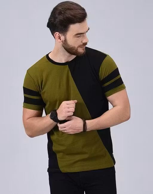 Reguler Fit Cotton Blend Tshirts For Casual Party Wear Tshirts