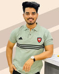Printed Polo T shirt In Unique Print