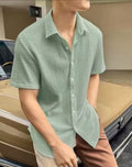 Imported Popcorn Febric Shirt